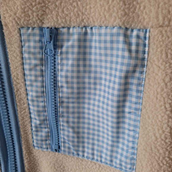 Sandy Liang x Target Gingham Pocket Sherpa Jacket - Picture 4 of 8